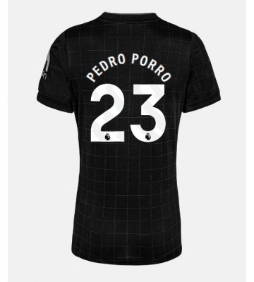 Tottenham Hotspur Pedro Porro #23 Replika Udebanetrøje Dame 2025-26 Kortærmet
